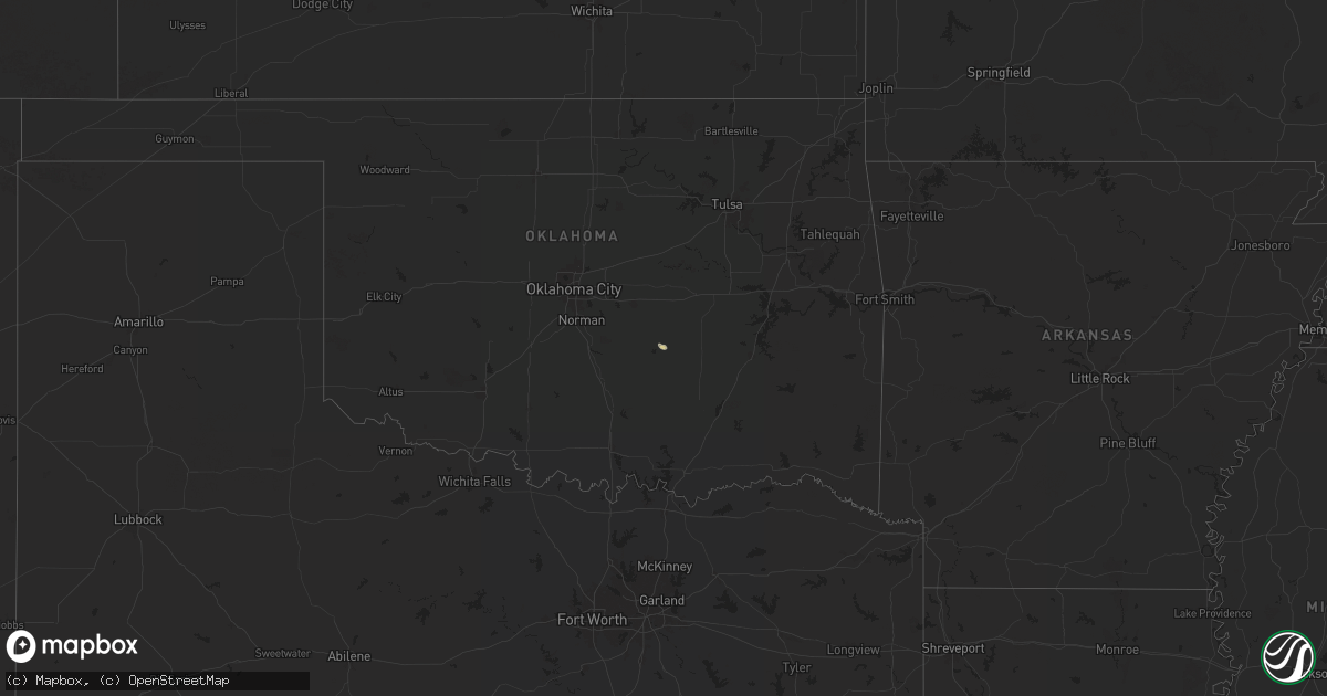 Hail map on October 10, 2024