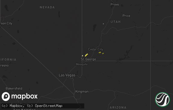 Hail map preview on 10-10-2025