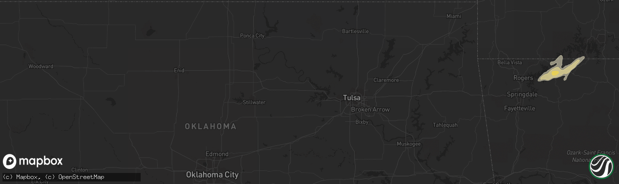 Hail map in Hedley, TX on October 11, 2011