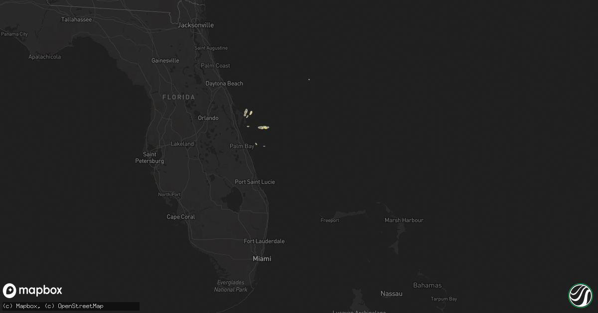 Hail map on October 11, 2015