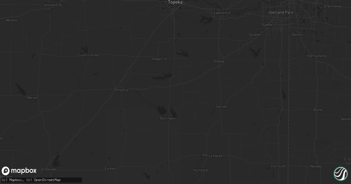 Hail map in Newkirk, OK on October 11, 2016