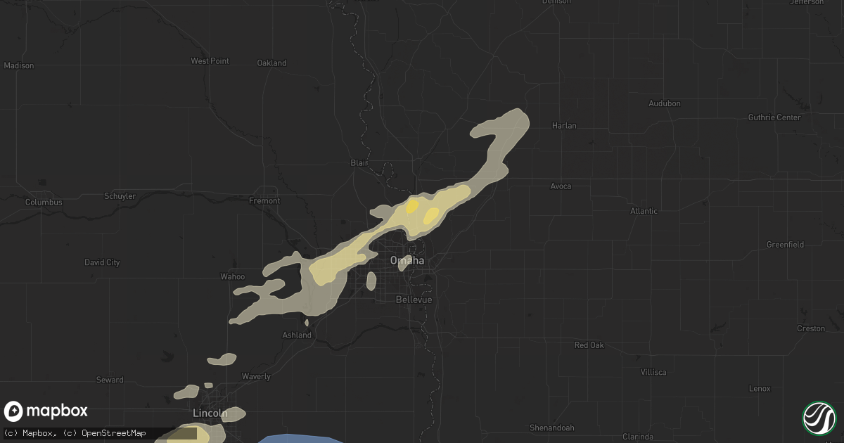 Hail map in Crescent, IA on October 11, 2022