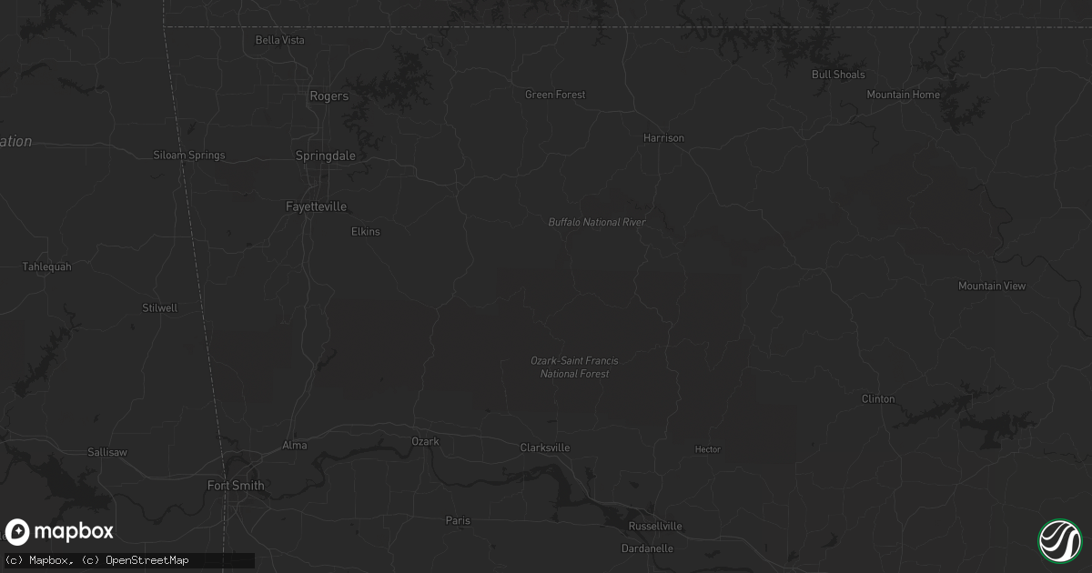 Hail map in Clever, MO on October 12, 2011