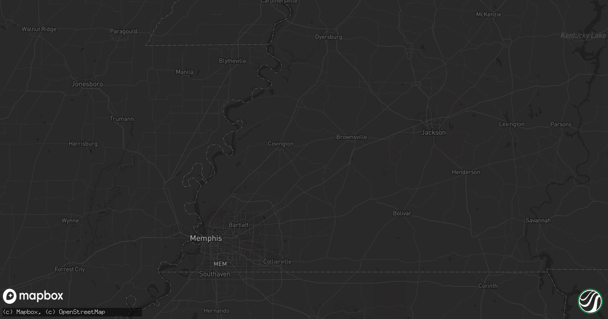 Hail map in Bauxite, AR on October 12, 2015