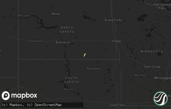 Hail map preview on 10-12-2026