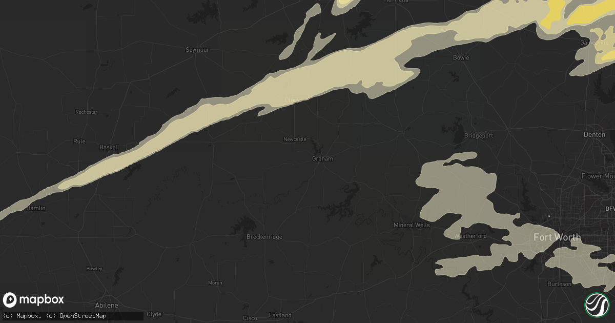 Hail map in Burnet, TX on October 13, 2012