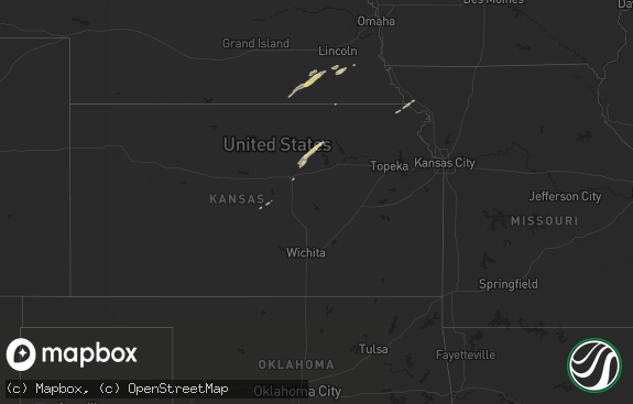 Hail map preview on 10-13-2017