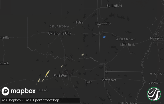 Hail map preview on 10-13-2021