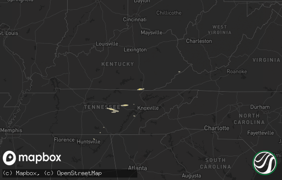 Hail map preview on 10-13-2024