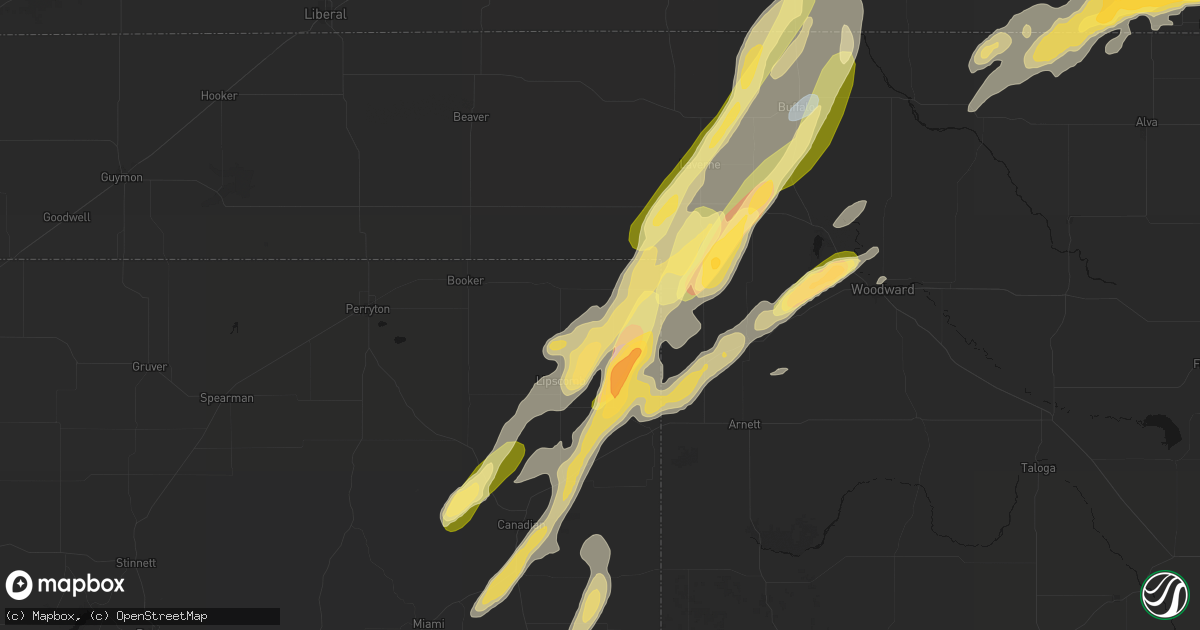 Hail map in Follett, TX on October 13, 2026