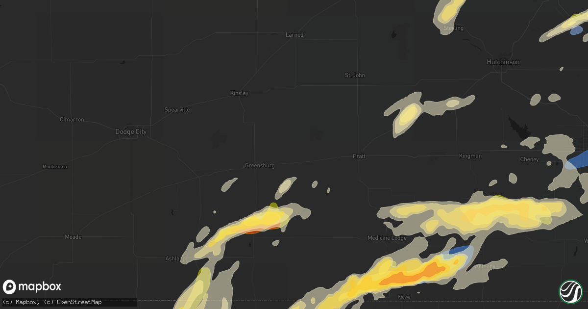 Hail map in Haviland, KS on October 13, 2026