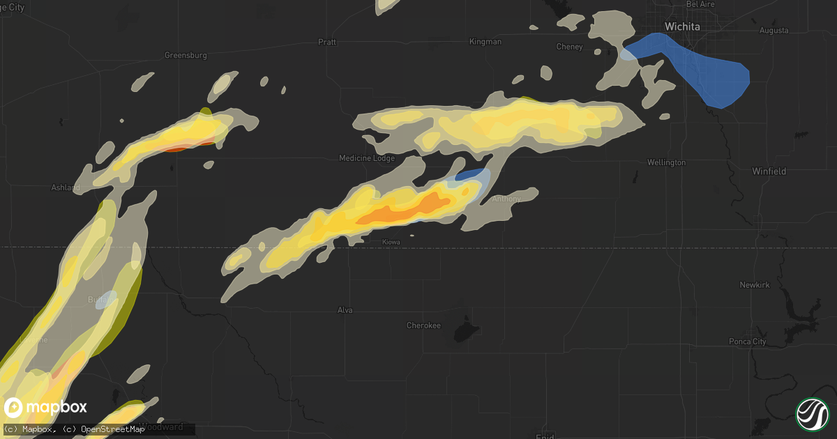 Hail map in Hazelton, KS on October 13, 2026