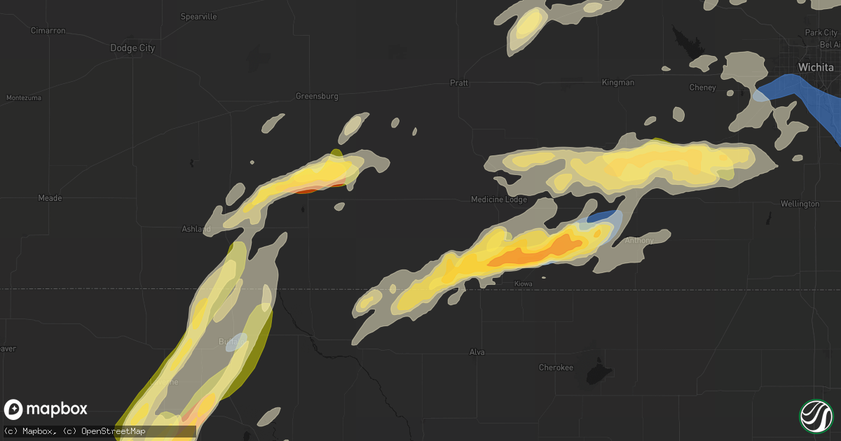Hail map in Lake City, KS on October 13, 2026