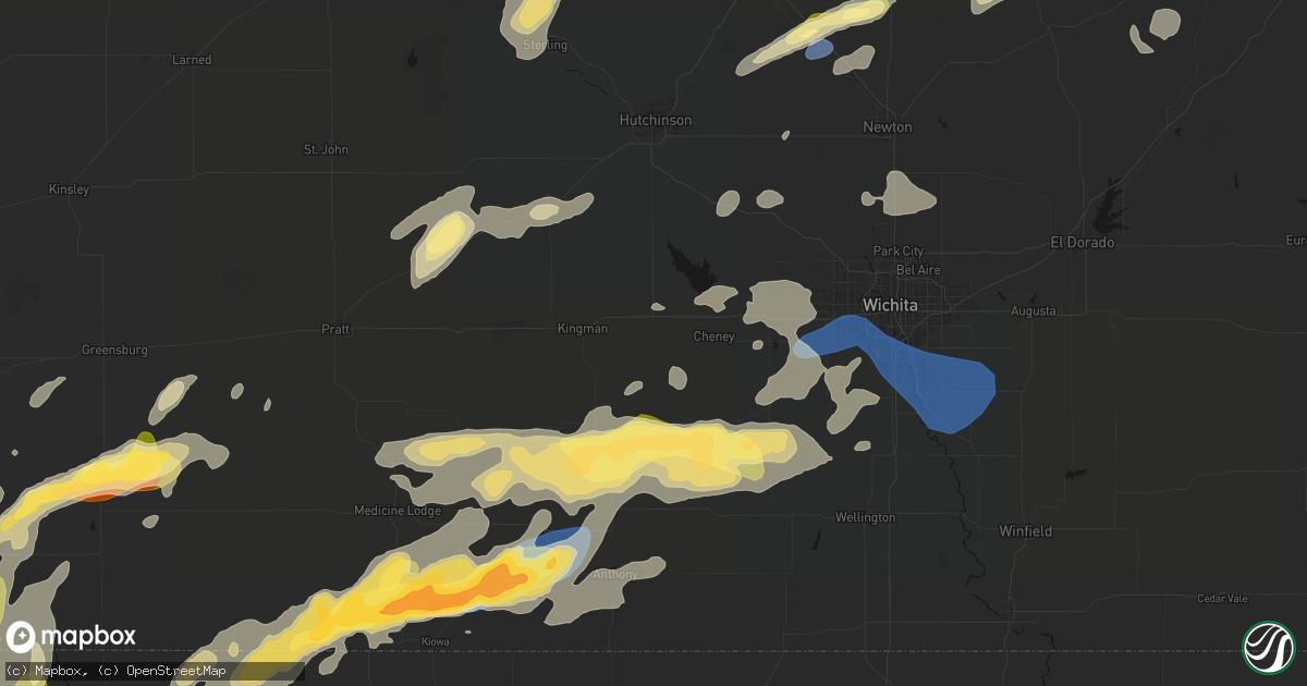 Hail map in Murdock, KS on October 13, 2026