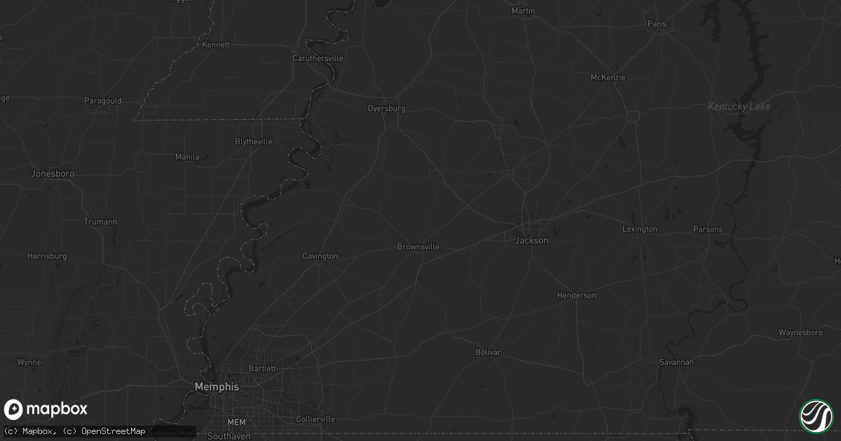 Hail map in Fosters, AL on October 14, 2012