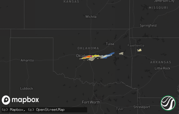 Hail map preview on 10-14-2021