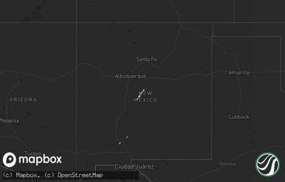 Hail map preview on 10-14-2025