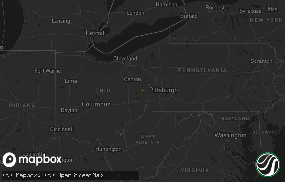 Hail map preview on 10-14-2026