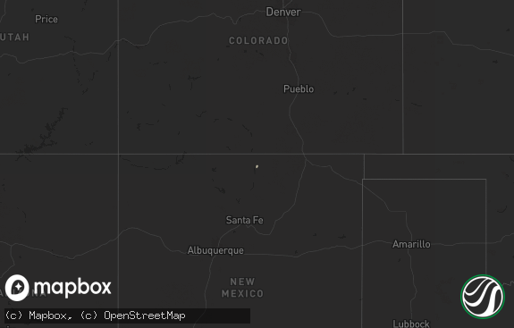 Hail map preview on 10-15-2025