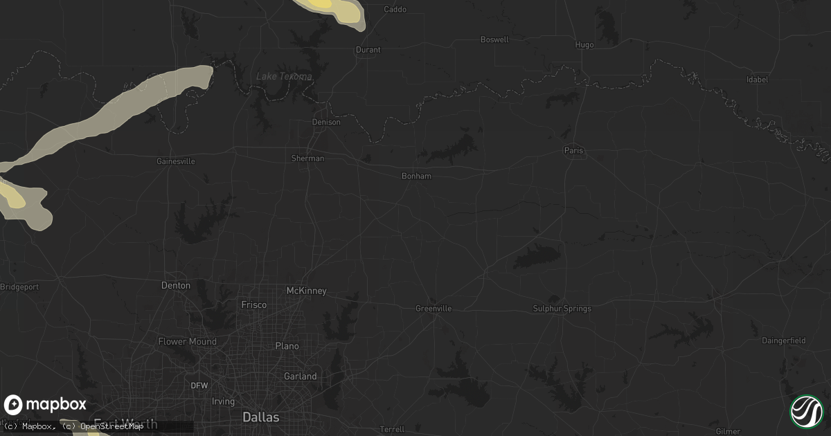 Hail map in Davis, OK on October 17, 2011
