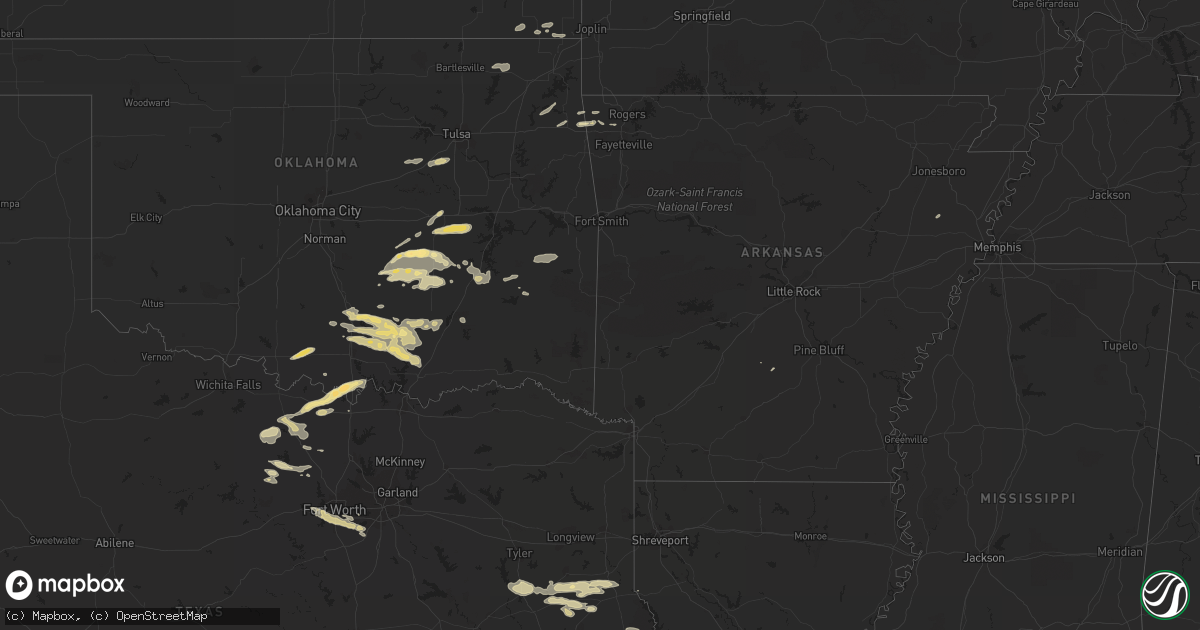 Hail map in Kansas on October 17, 2011