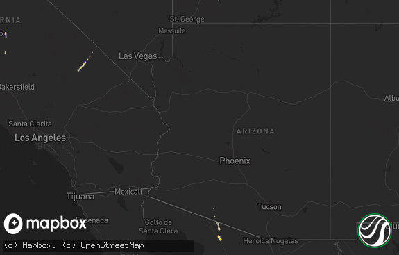 Hail map preview on 10-17-2015