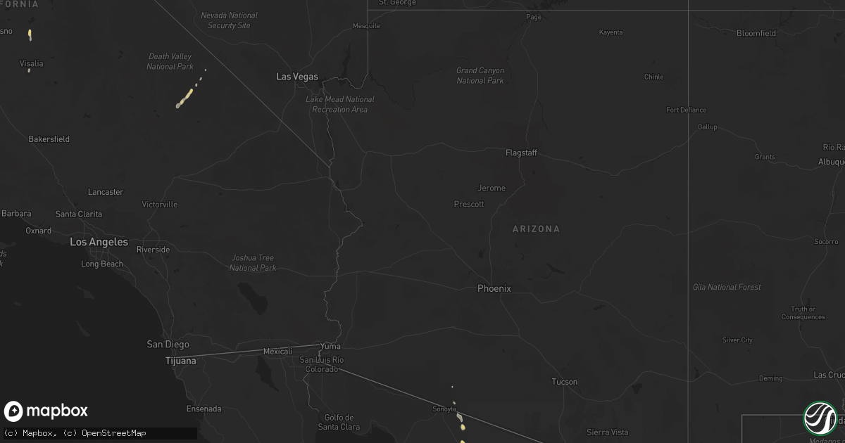 Hail map on October 17, 2015