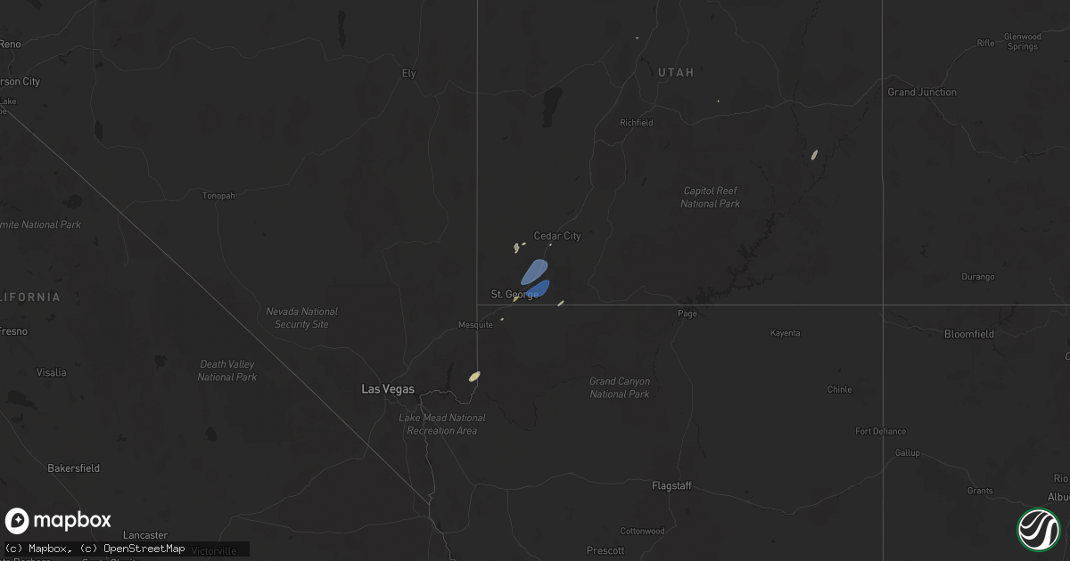 Hail map on October 17, 2024