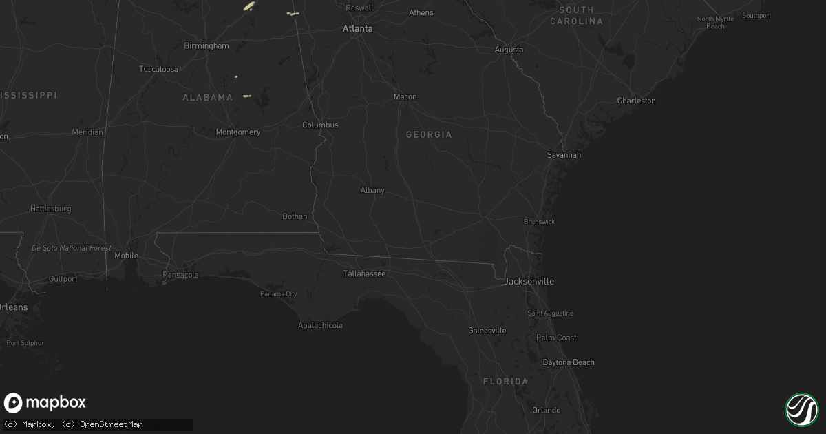 Hail map on October 18, 2011