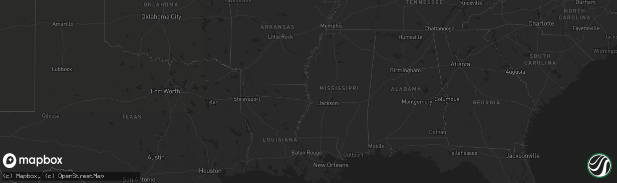 Hail map in Florida on October 18, 2019