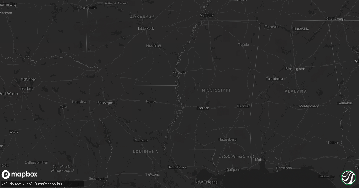 Hail map in Florida on October 18, 2019