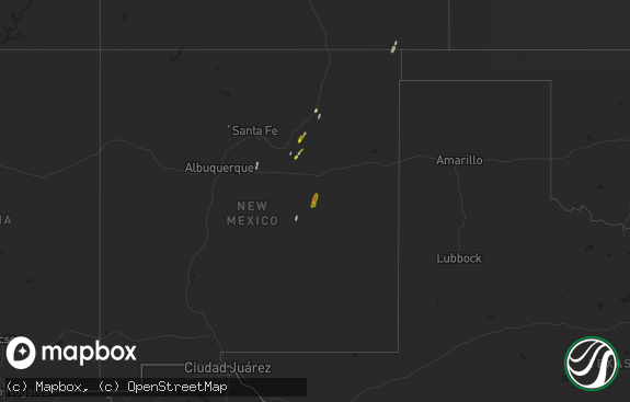 Hail map preview on 10-18-2024