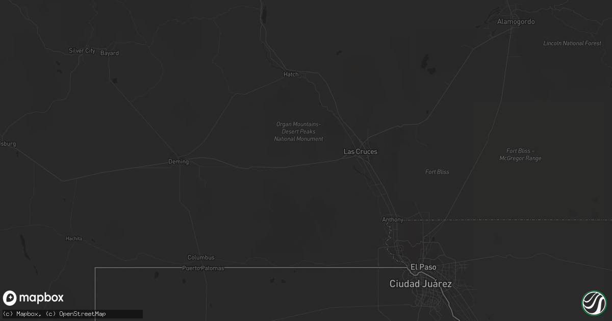 Hail map in Tumacacori, AZ on October 19, 2014