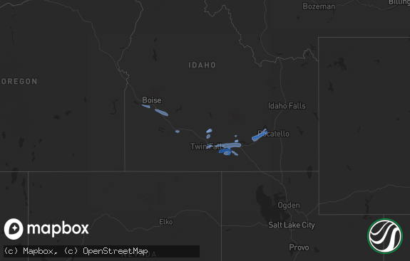 Hail map preview on 10-19-2019