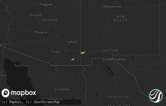 Hail map preview on 10-19-2026