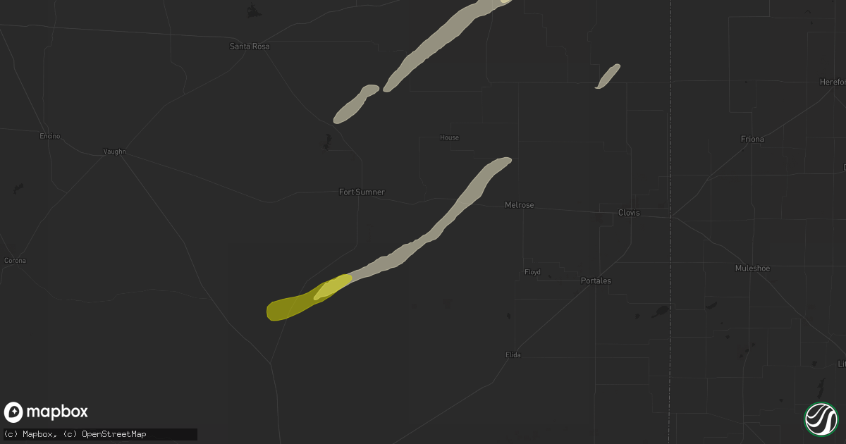 Hail map in Taiban, NM on October 20, 2024