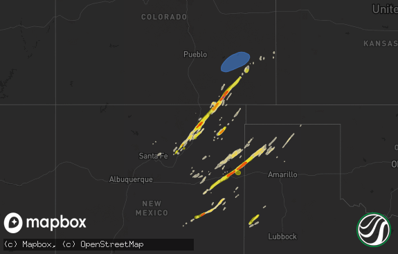 Hail map preview on 10-20-2024