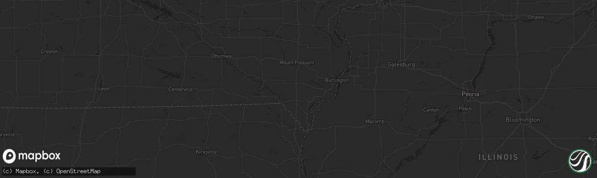 Hail map in Vernal, UT on October 21, 2014