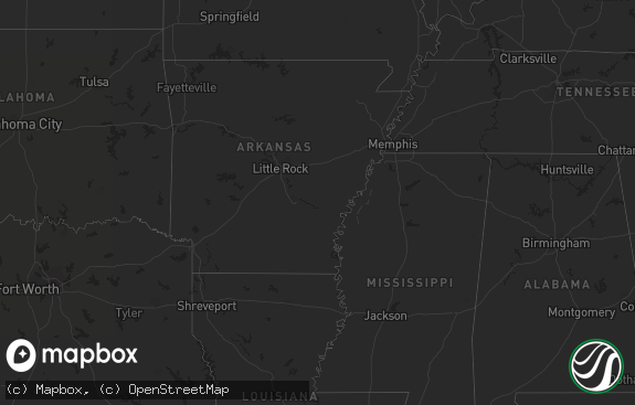 Hail map preview on 10-21-2014