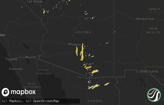 Hail map preview on 10-21-2018