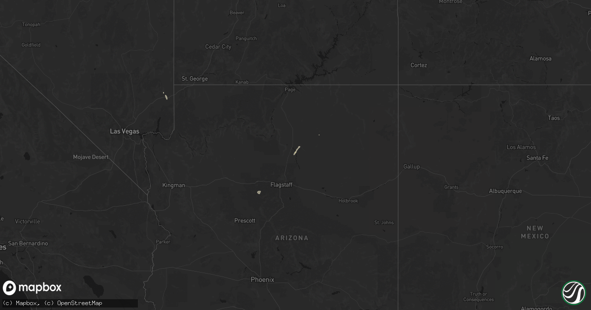 Hail map on October 21, 2026