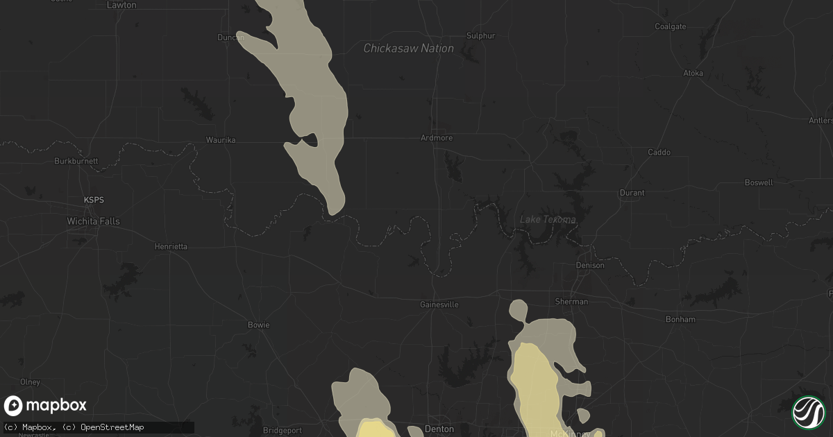 Hail map in Keller, TX on October 22, 2011