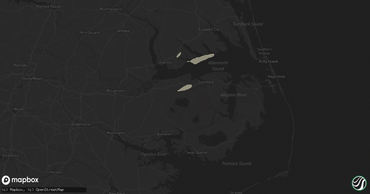 Hail map in Creswell, NC on October 22, 2021