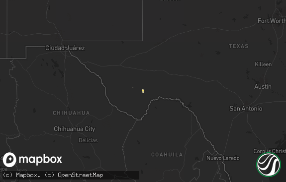 Hail map preview on 10-22-2024