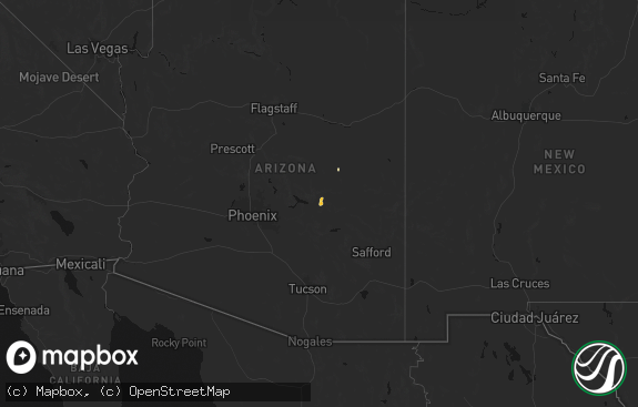 Hail map preview on 10-22-2026
