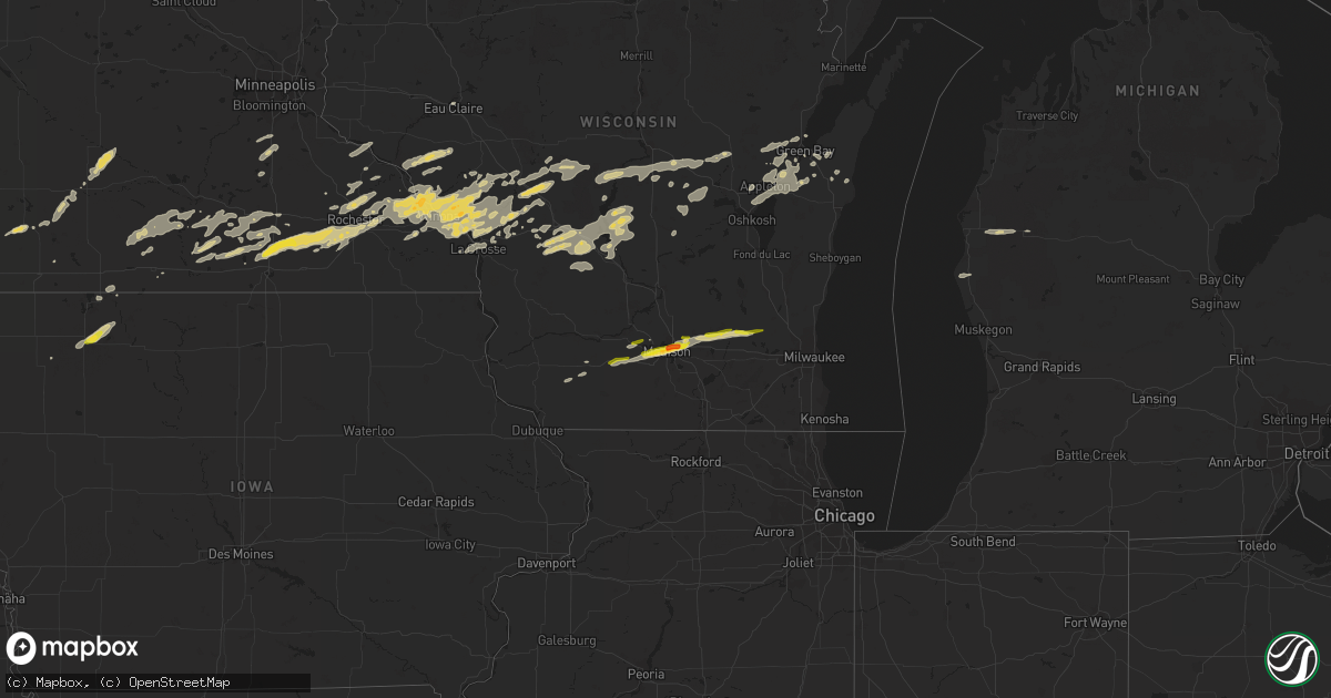 Hail Map on October 23, 2023 - HailTrace