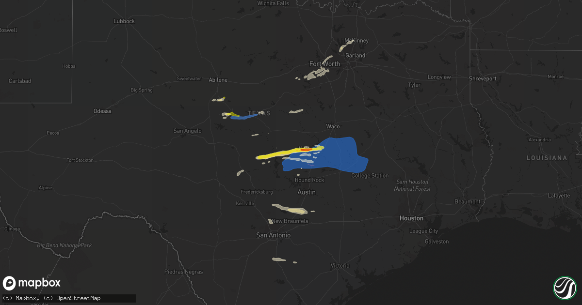 Hail Map On October 24 2022 HailTrace   Sales Meta 