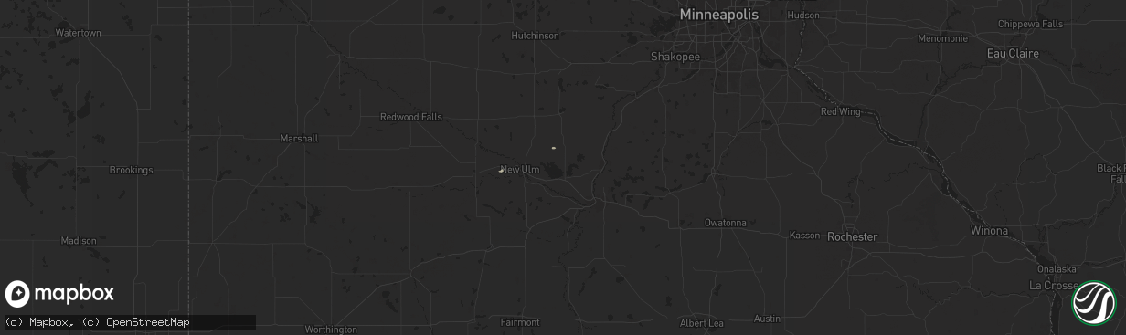 Hail map in Nicollet, MN on October 24, 2024