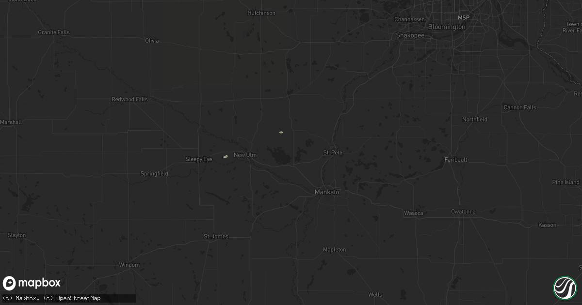 Hail map in Nicollet, MN on October 24, 2024