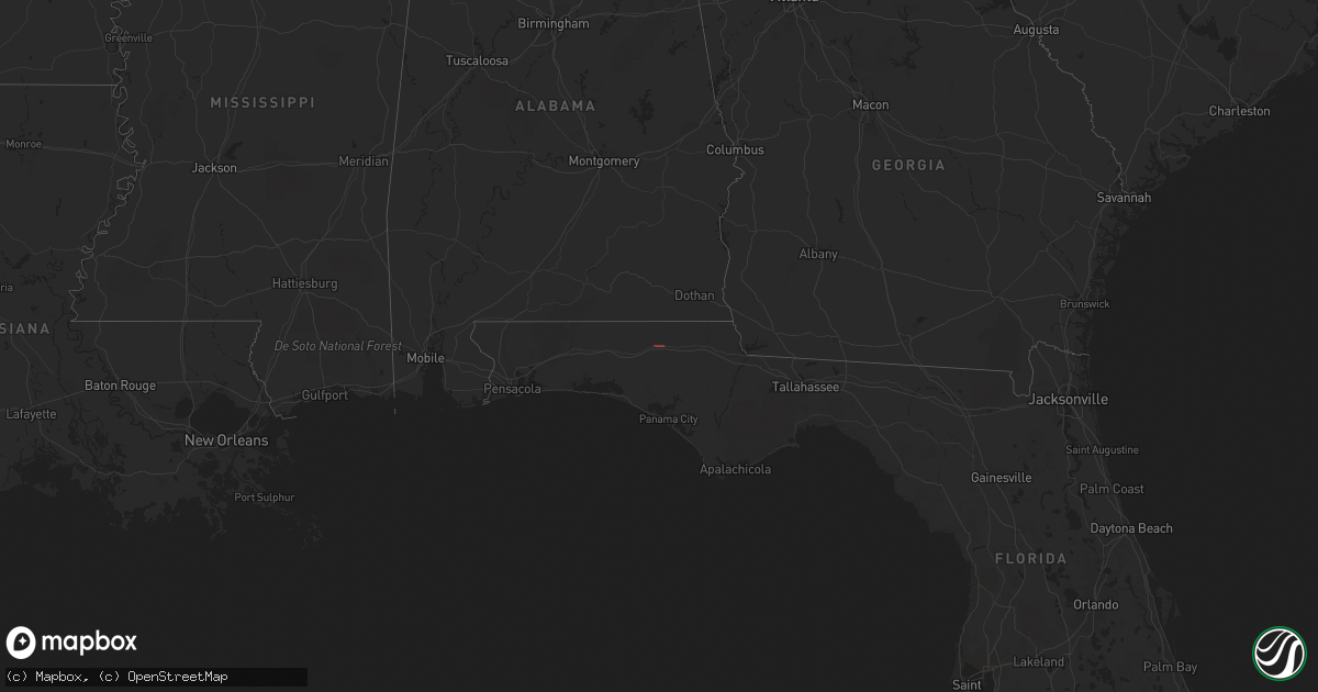 Hail map on October 25, 2022